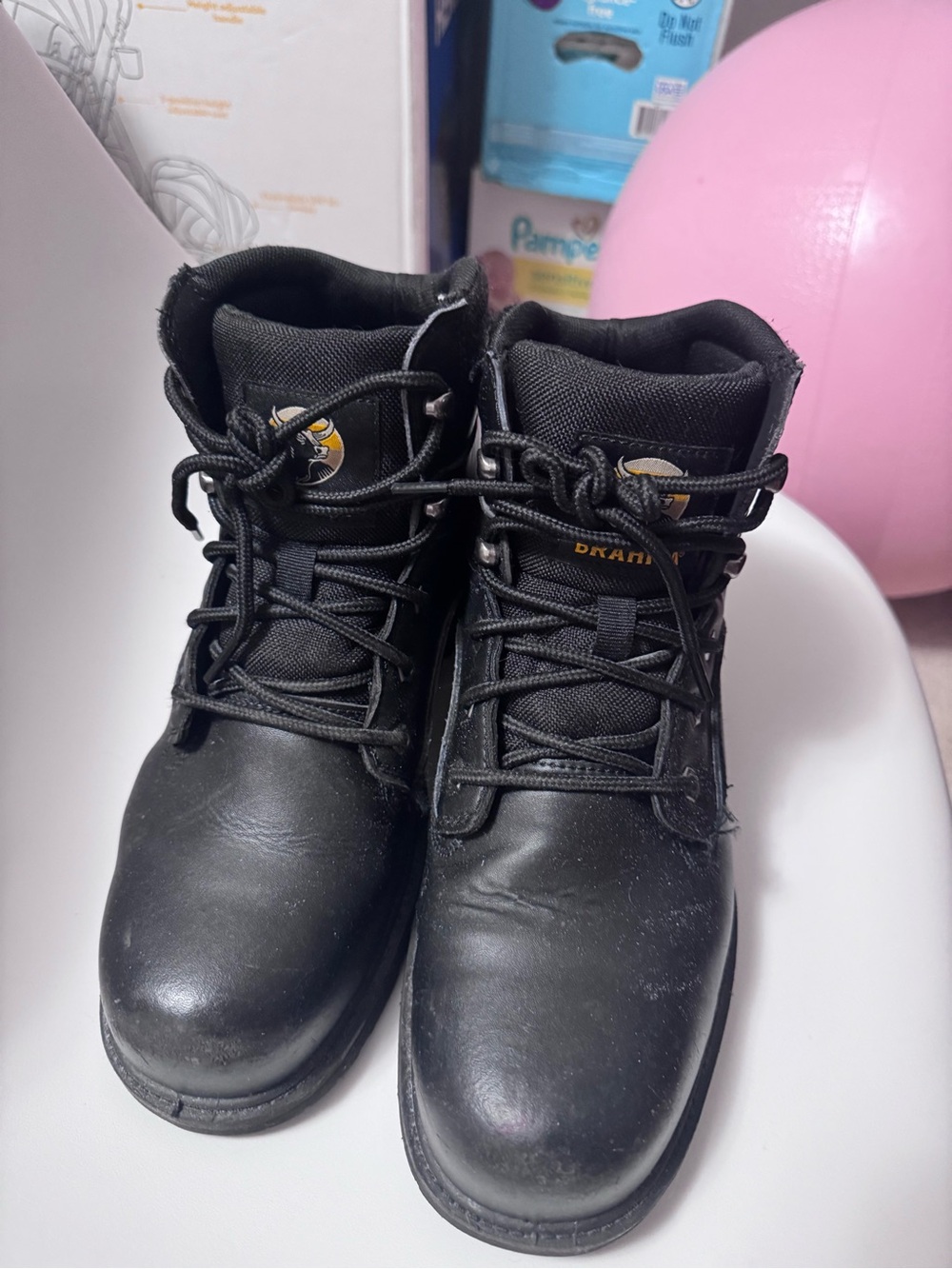 Mens Steel Toe Work Boots